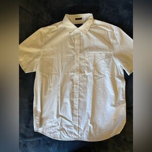 Men's White Short Sleeve Shirt
